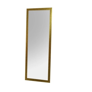 Hanah Home oglinda cheval, rama plastic, fixare perete, 40x105cm, Auriu - Verificat A · Re-Bloom