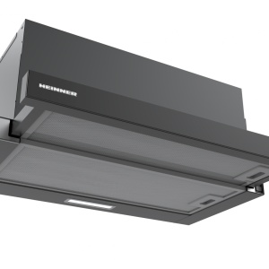 Hota telescopica Heinner HTCH-F400IX, Putere de absorbtie 358.4 mc/h, 1 motor, Latime 60cm, Inox - Img 2