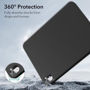 Husa de protectie flip pentru iPad generatia a 10-a 2022 Esr, silicon/piele PU, negru, 10,9 inchi