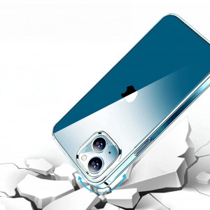 Husa de protectie pentru iPhone 13 Eiselen, TPU, transparent, 6,1 inchi