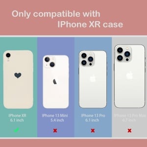 Husa de protectie pentru iPhone XR Newseego, silicon, alb/negru, 6,1 inchi