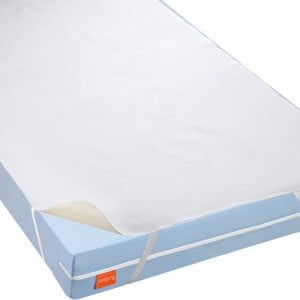 Husa de protectie pentru saltea Sleepling, textil, alb, 70 x 140 cm - Img 1