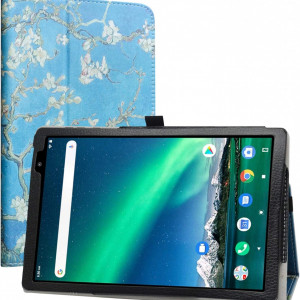 Husa pentru tableta Lenovo Tab M10 HD Labanem, piele PU, albastru, 10,1 inchi