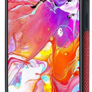 Husa slim pentru Samsung Galaxy A50 Sibada, TPU/piele, rosu inchis, 6,4 inchi