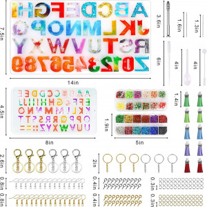 Kit de turnare Osugin, cu matrita si accesorii, metal/silicon, multicolor, 294 piese - Img 6
