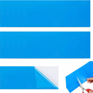 Kit pentru repararea piscinei eahBoom, PVC, albastru, 10 piese - Img 1