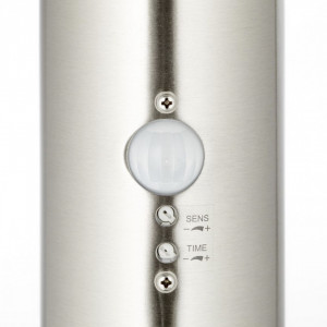 Lampa exterioara Bole metal/plastic, 1 bec, argintiu, diametru 8 cm, 12 V, 60 W - Img 2
