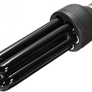 Lampa fluorescenta cu lumina UV E27 LedLeds, negru, LED, 220 V, 26W - Img 1