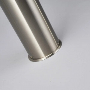 Lampa pentru gradina Enja, otel inoxidabil/policarbonat, argintiu, 100 x 10,1 cm - Img 3