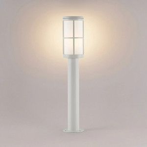 Lampa pentru gradina Kelini, aluminiu/plastic, alb, 12 x 65 cm - Img 6