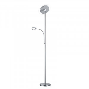 Lampadar Coralie, LED, argintiu, 182,5 x 51 x 31 cm - Img 2