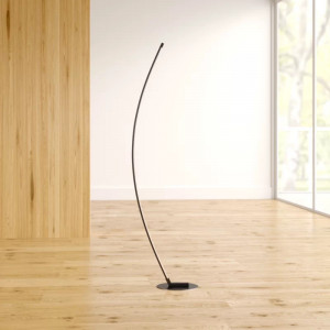 Lampadar Danil, LED, metal/plastic, gri/alb, 26 x 41,2 x 149 cm