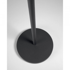 Lampadar Rubicon, LED, metal/sticla, alb/negru, 35 x 155 cm