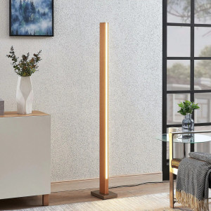 Lampadar Tamlin, LED, lemn/metal, natur, 15 x 20 x 151,5 cm - Img 8