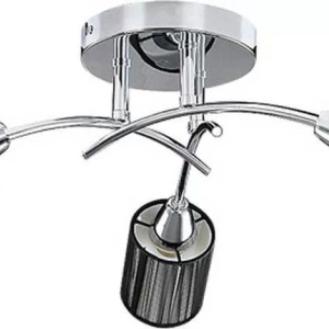 Lustra Rabalux Veda, 3xE14, crom-negru