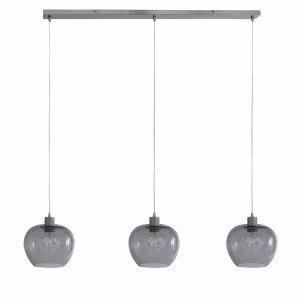 Lustra tip pendul Lotus IV, metal/sticla, 132 x 150 x 25 cm - Img 2