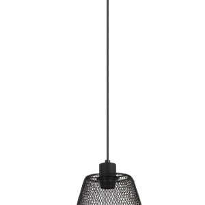 Lustra tip pendul Ylvie, metal, negru, 20 x 120 cm