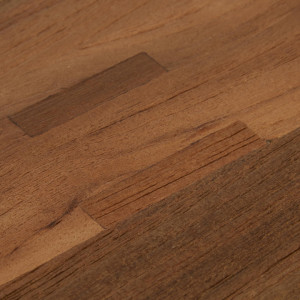 Masa Kapal, lemn masiv, negru/maro, 160 x 76 x 80 cm - Img 6