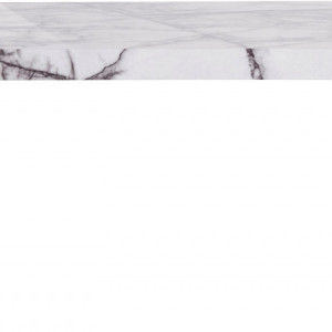 Masa Sinaia by Guido Maria Kretschmer, blat MDF foliat aspect marmura, cadru din metal, 180 x 90 x 76,5 cm