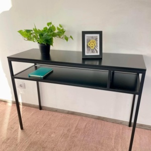Masa tip consola Guido Maria Kretschmer, metal, negru