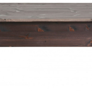 Masuta de cafea Lisa, lemn masiv de pin, havana, 110 cm - Img 5