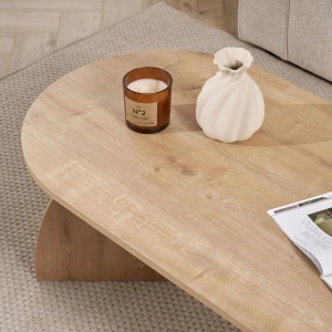 Melina masuta de cafea 120x60x40 cm, PAL 18mm melaminat, capacitate 25 kg, safir stejar - Verificat A · Re-Bloom - Img 5