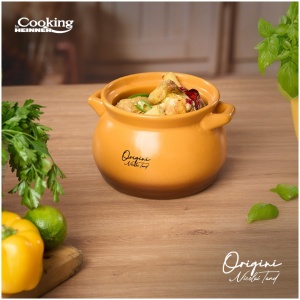 Oala ceramica cu capac Cooking by Heinner - Origini Chef Nicolai Tand, 14.5 x 16 cm, 3 L - Img 7