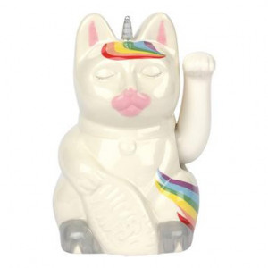 Obiect decorativ Lucky Cat Unicorn