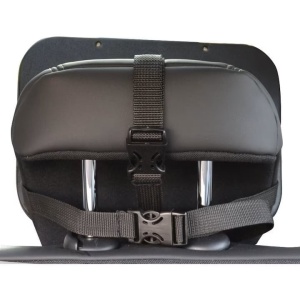 Oglinda auto supraveghere bebe, MyHappyRide, fixare tetiera, suport anti-alunecare, negru, Resigilat, Grad A - Img 2