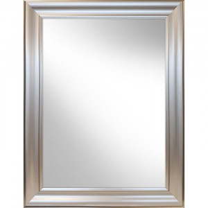 Oglinda de perete Higgenbotham, argintiu, 84 x 64 cm