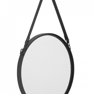 Oglinda de perete Liz, negru, 55 x 4 cm - Img 7