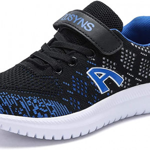 Pantofi sport copii Zosyns, textil, negru/albastru, 30