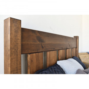Pat Cerny, lemn masiv, maro, 130 x 140 x 200 cm - Img 2