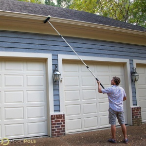 Perie medie compatibila cu manerul extensibil DocaPole, plastic, galben/negru - Img 3