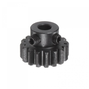 Pinion Sourcing Map, fonta, negru, 19 x 13 x 11 mm