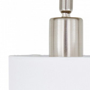 Plafonieră Casper din metal, alb, 78x7x11cm - Img 2