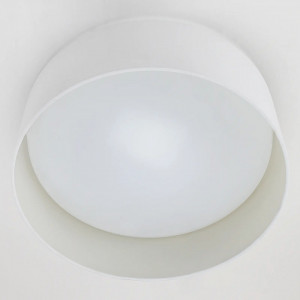 Plafoniera Franka, LED, tesatura/plastic/metal, alb, 14 x 42 cm - Img 6
