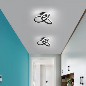 Plafoniera moderna Goeco, 22 W, 2500 lumeni, 6500k, acrilic/metal, 220 V, 26 X 26 X 11,5 cm - Img 5