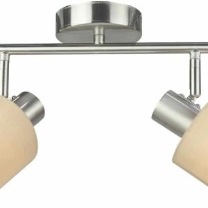 Plafoniera Rabalux Natina, 2xE14, crom satinat-maro