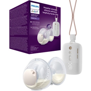 Pompa de san electrica dubla Philips Avent SCF532/11, Hands Free, Resigilat, Grad A