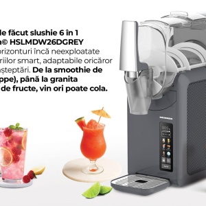 Produs Resigilat APARAT DE FACUT GRANITA 6 ÃŽN 1 HEINNER FreezeFun HSLM-DW26DGREY, PUTERE: 220W - Img 11