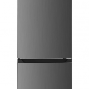 Produs Resigilat Combina frigorifica Heinner HCNF-HM253INVXE++, No Frost, compresor Inverter, capacitate totala: 253 L, capacitate frigider: 182 L, capacitate congelator: 71 L, clasa energetica E, control electronic cu termostat ajustabil, lumina LED