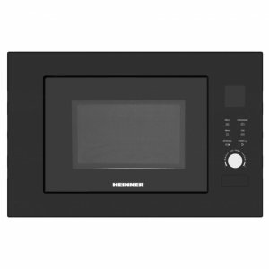 Produs Resigilat CUPTOR CU MICROUNDE INCORPORABIL HEINNER HMW-BI2360BK, CAPACITATE 23L, CONTROL TOUCH, DISPLAY LED, PUTERE CUPTOR 800W, PUTERE GRILL 1000W, 5 TREPTE DE PUTERE, TIMER, TIMP MAXIM DE GATIRE 60 MIN, FUNCTIE DECONGELARE, SEMNAL SONOR LA FINALI
