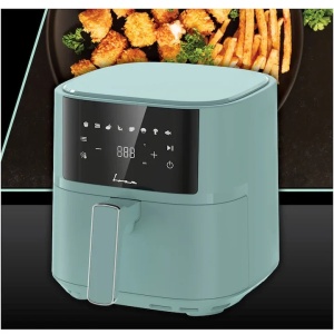 Produs Resigilat FRITEUZA CU AER CALD FRAM FAF-B6GR17SQ, 1700W, CAPACITATE COS: 5.7L, DISPLAY DIGITAL, CAVITATE METAL, TEMPERATURA: 80-200°C, TIMER: 60MIN, 8 PROGRAME PRESETATE, COS DETASABIL, AUTO-OPRIRE, VERDE - Img 2