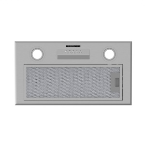 Produs Resigilat HOTA INCORPORABILA HEINNER HBIH-MD600IX, 60CM, PUTERE MAXIMA DE ABSORBTIE: 610 M3/H, 3 TREPTE DE VITEZA, MOTOR: 1 X 215W, LUMINA LED: 2 X 1.5W, 1 FILTRU ALUMINIU, DIAMETRU TUB DE EVACUARE: 150 MM, DIMENSIUNI (LXAXI): 52X28.4X29.9 CM, CULO