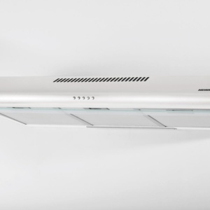 Produs Resigilat Hota traditionala Heinner HCH-490-WH, 90cm, Putere maxima de absorbtie: 304.5 m3/h, 3 trepte de viteza, Motor: 2 x 60W, Lumina LED: 2 x 2W, 3 filtre aluminiu, Panou sticla frontal, Butoane tip “push”, Diametru tub de evacuare: 120 mm - Img 2