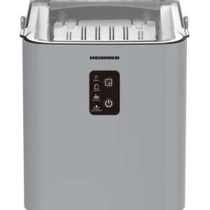 Produs Resigilat Masina de cuburi de gheata Heinner Glacio HIM-100SL, capacitate 12kg/24h, ciclu de productie 8 cuburi / 9 min, capacitate rezervor apa 1L, cuburi de 2 dimensiuni, functie curatare, cos detasabil pentru cuburile de gheata, capac transparen - Img 2