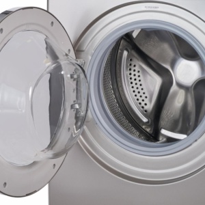 Produs Resigilat Masina de spalat rufe Heinner HWM-V8414SD+++, Capacitate 8kg, Viteza de centrifugare 1400rpm, Clasa energetica D, 15 programe, Design elegant cu panel negru si usa cromata, Display LED, Program rapid 15 min, Program scurt 60 min, Program - Img 2