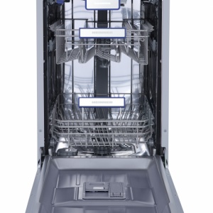 Produs Resigilat Masina de spalat vase Heinner HDW-FSM45710AXD+++, 10 seturi, clasa energetica D, deschidere automata a usii la finalizarea programului, control electronic, display LED, 7 programe de spalare, program Auto Smart: 55Â°C - 65Â°C - Img 2