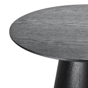 Produs Resigilat Masuta de cafea Re-Bloom Wando, MDF/furnir frasin, 80x80x47 cm, picioare 45 cm, negru - Verificat A - Img 3